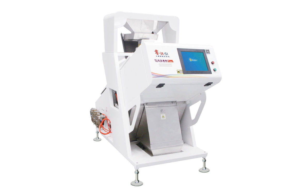 Accurate CCD Bean Color Sorting Machine High Sensitivity 0.4 - 0.6 T/H Capacity